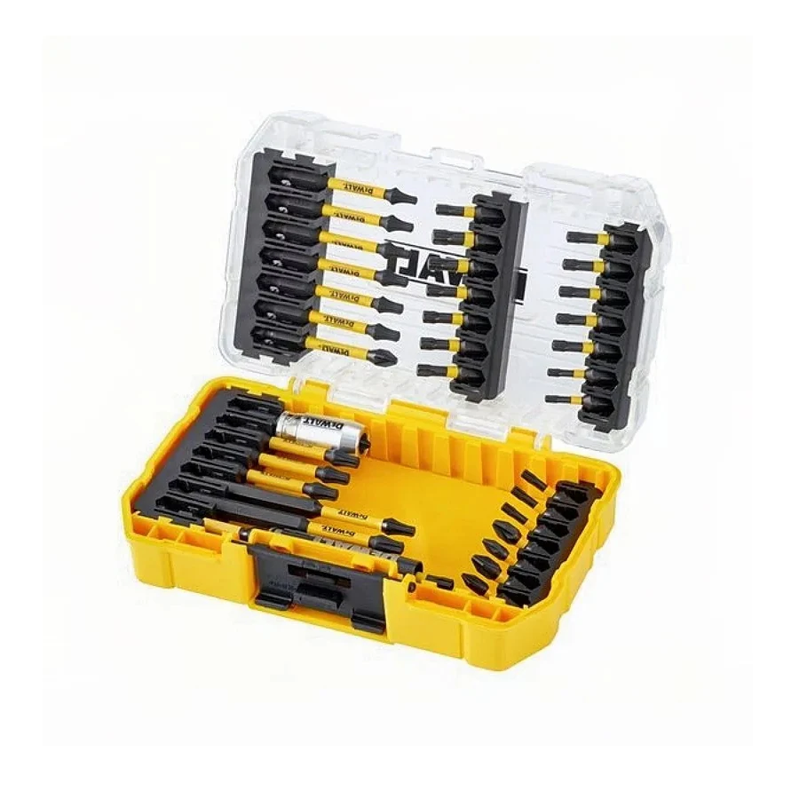 Imagem -04 - Dewalt-multifunções Chave de Fenda Bit Grupo Case Resistente Phillips Chave de Fenda Bit Conjunto para Broca Dt70732t 37 Pcs