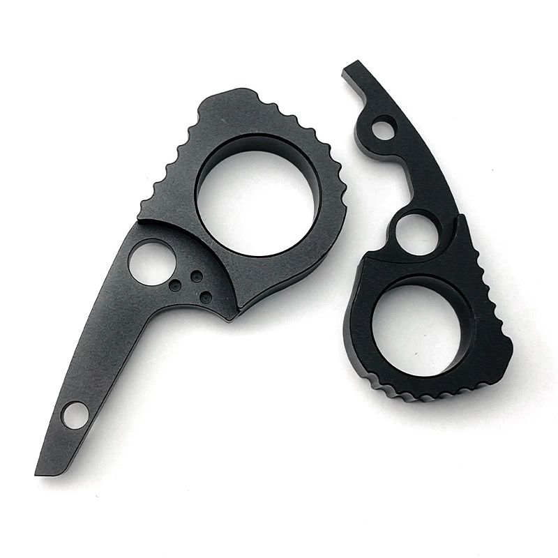 Black Aluminium Quick Opening Hook, Signet Ring para Para3 C223, Handle faca, peças modificadas, Para2 C81, 1 Pc