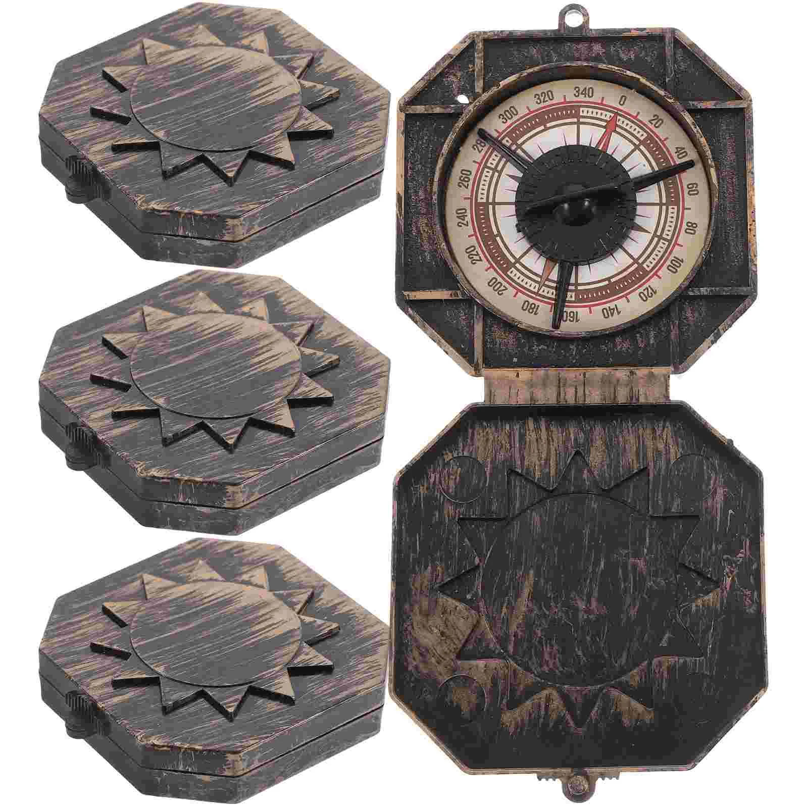 Christmas Gift for Pirate Lovers Captain Costume Accessory Unique Toy Pocket Kids Pirate-themed Compass Play