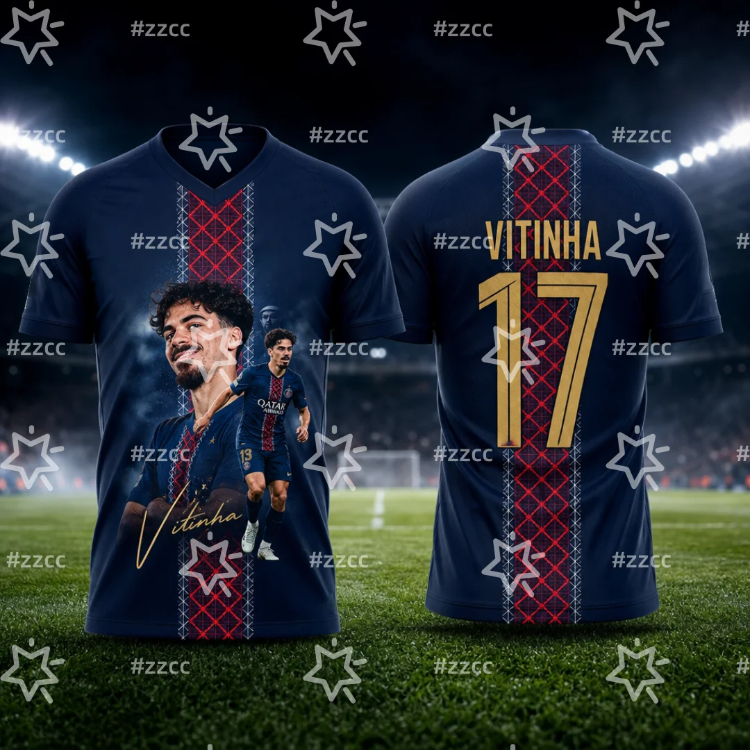 Summer Clothing In Paris - เสื้อฟุตบอลปารีส วิตินฮา เบอร์ 23 ปี 2026