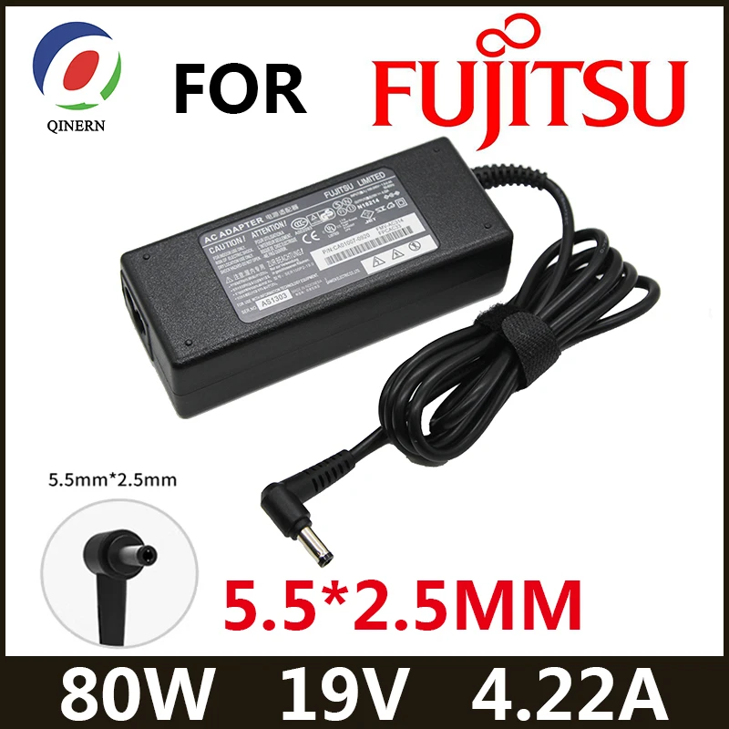 

19V 4.22A 80W Laptop Charger Power For Fujitsu lifebook Adapter ADP-80N AH531 AH550 B6220 B6220 AH532 AH530 AH522