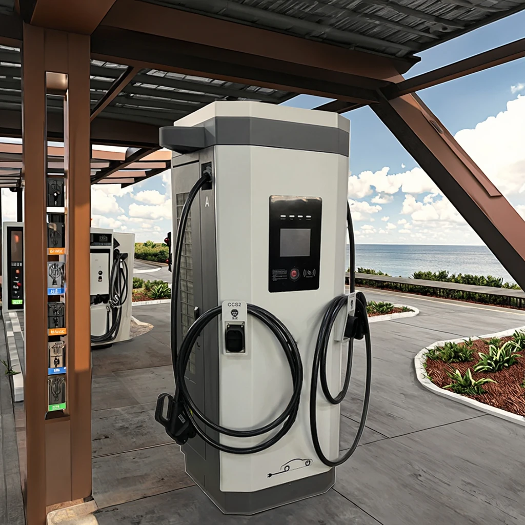 

Multi Port Ev Charger 22 Kw Ev Charger For Commercial Parking Zones Multi Vehicle Charging