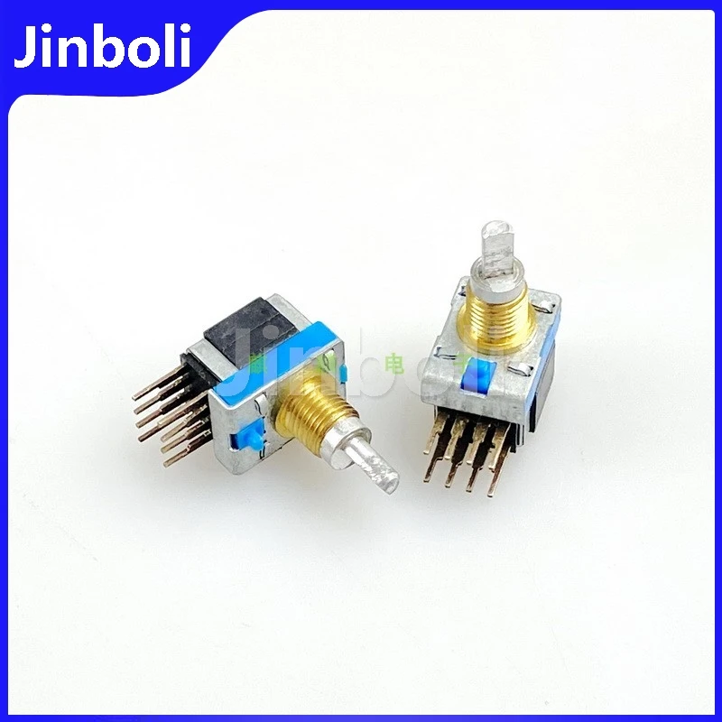 1PCS 2-knife, 3-speed Amplifier Audio Signal Switching Band Conversion switch, 2 Rows Of 8 pins, Copper Pins