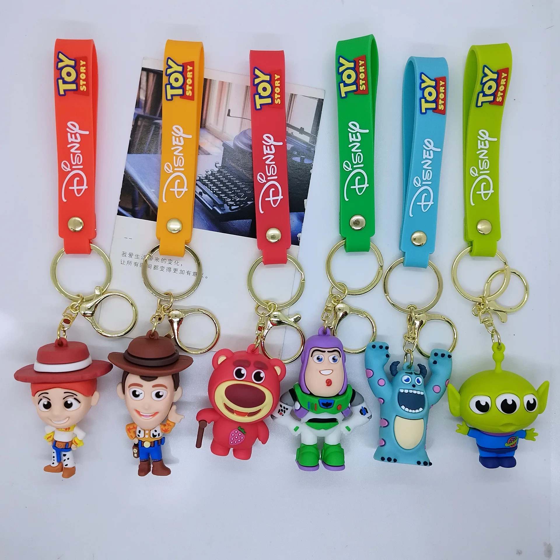 

Creative Cartoon Toy Story Doll Keychain Bag Car Keychain Accessories Gift Kawaii Cute Personalized Gifts Y2k Fashion Toys Anime