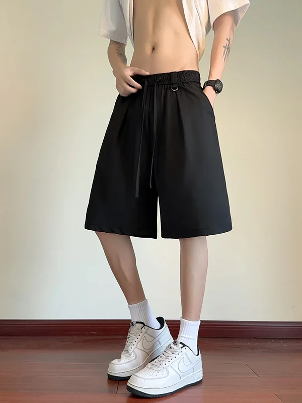 

Мужские брюки Cleanfit Ice Silk Cool Feeling: летние легкие чинос прямого кроя, тонкие, длиной до колена, для повседневной носки