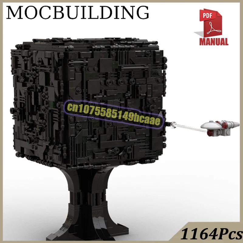 

Borgs Cubed Model MOC Building Block Bricks Technology Starshiped Construction Space Movie Toys Gift