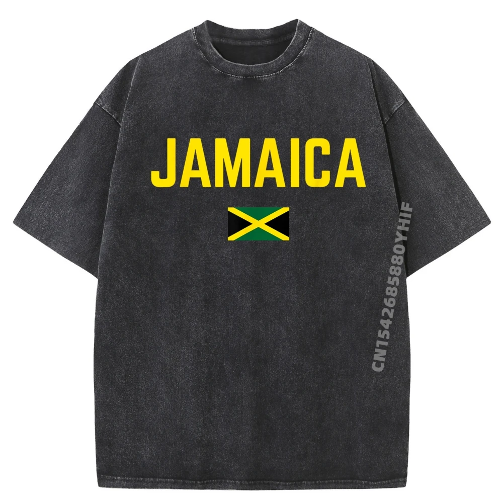 

Jamaica Flag Men Jamaica Graphic T Shirts Men Oversized Printed Tshirt Classic Washed Camiseta Mens Clothes