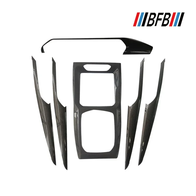 

For BMW new X3 G01 dry carbon fiber 2022+ interior X4 G02 instrument panel central control door interior Moulding Accessories