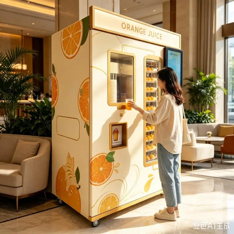 Orange Juice Vending Machine Customized Commercial Self Service Juice Extractor Fresh Fruit Machine