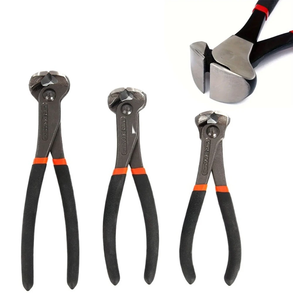 

End Cut Nippers Top Cutting Pliers Manual Nail Pulling Labor Saving Walnut Pliers