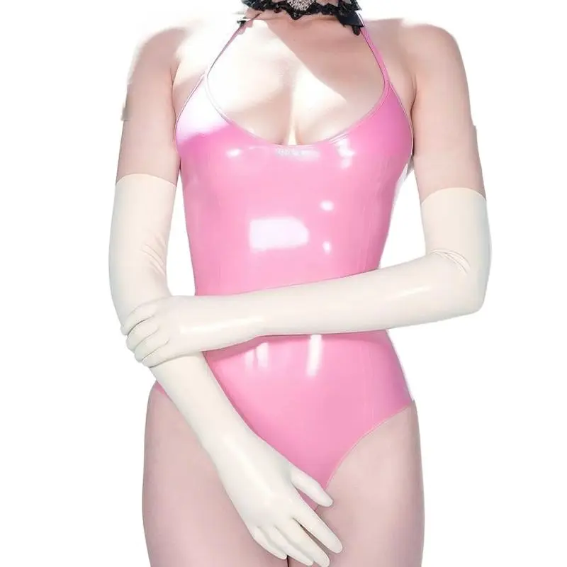 latex gloves women fetish latex long gloves opera latex underwear fetish rubber bodysuit for women socks sexy Lingerie wetlook