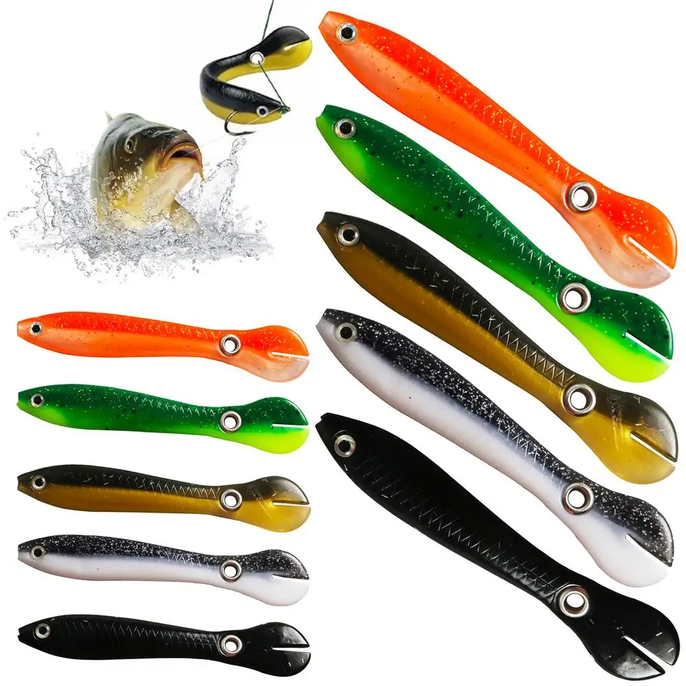 

10pcs Soft Bionic Fishing Lures 7cm/10cm Artificial Fishing Baits Realistic Soft Swimbaits For Fishing Lovers Accessories