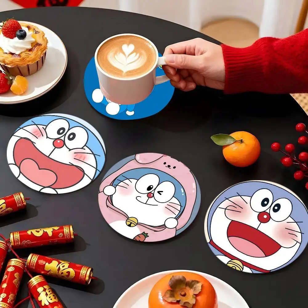 Anime D-Doraemons Wooden Coaster Suitable For Restaurants An