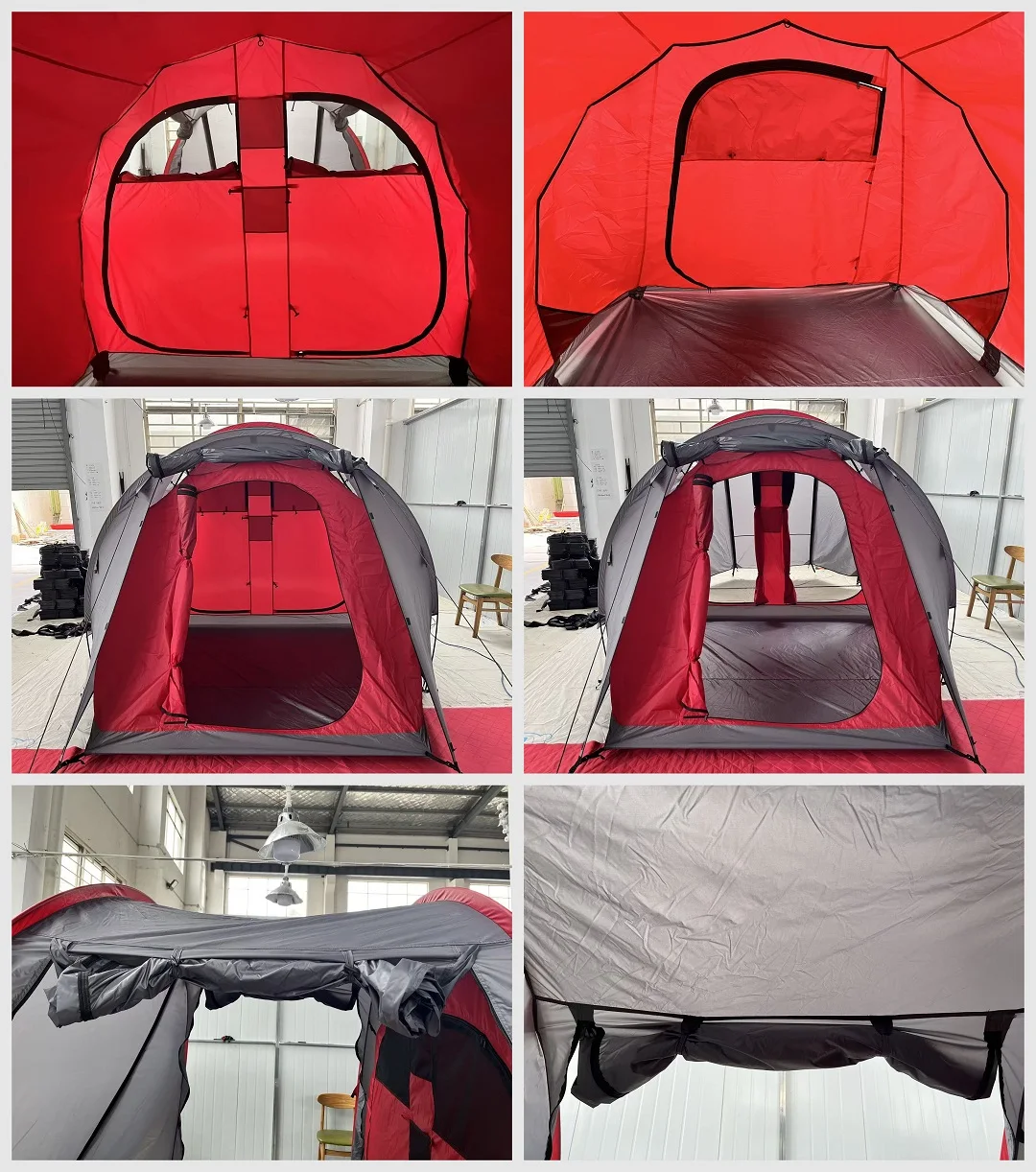 Waterproof Portable Motorcycle Tent with Large Bike Garage 2 Person Motorbike Camping Shelter for Outdoor Adventure Travel