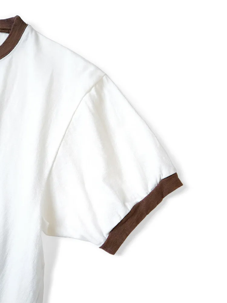 Kapital 24ssJapanese-style Loose and Casual Pure Cotton Round-neck Patchwork Monkey Print