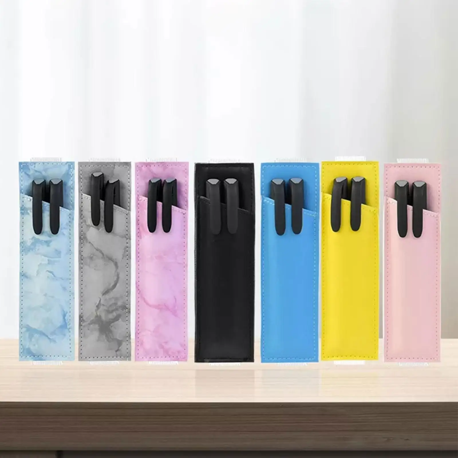 ที่ใส่ปากกาคลิปหนีบปากกาสำหรับสมุดจดบันทึกประจำวันสมุดโน้ตธุรกิจสุดสร้างสรรค์ปรับได้