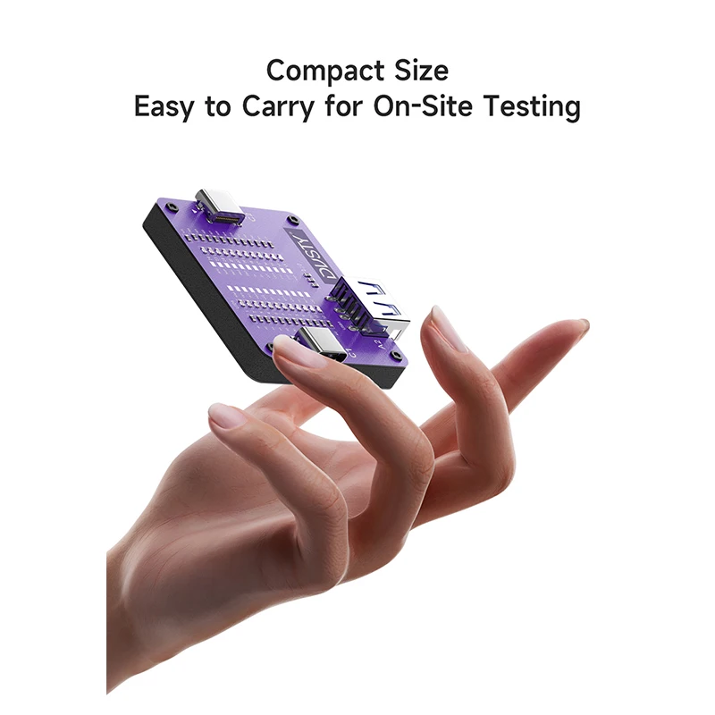 

Dusty TC-24 Circuit Tester Dual-ended Type-C Fast Charging Cable Tester Inductor Detector Repair Quick Fault Check