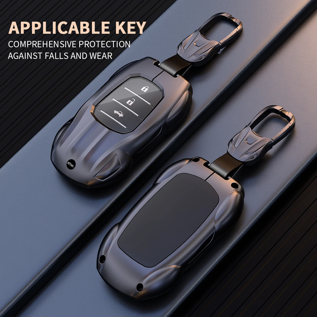 Zinc Alloy Car Remote Smart Key Cover Case Shell For Toyota CHR Hilux Fortuner Land Cruiser200 Camry Corolla Crown RAV4 Highland