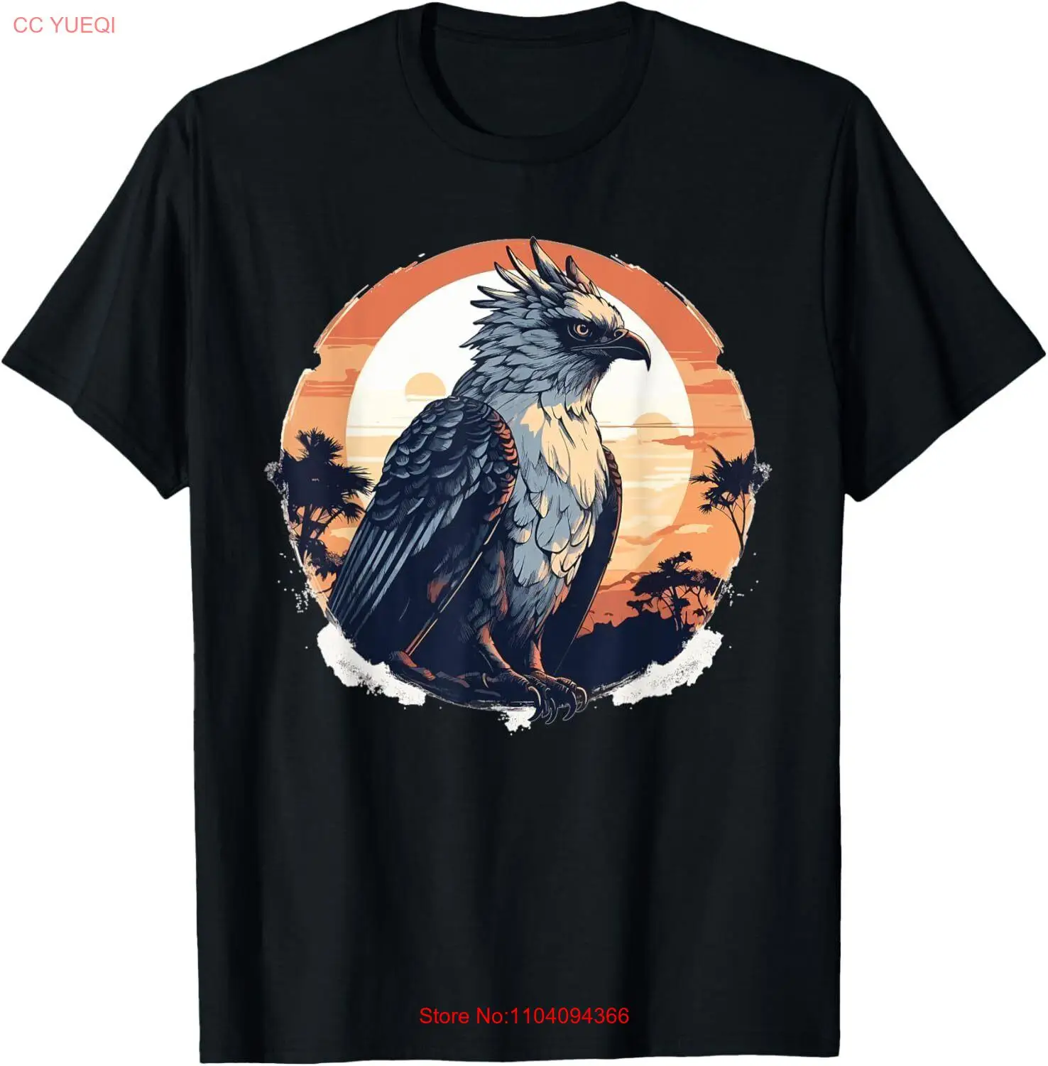 

Harpy Eagle - VINTAGE Illustration Graphic T-Shirt Hoodie