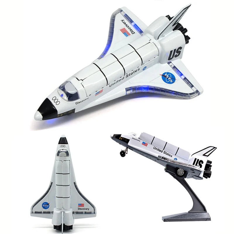 

Alloy Space Shuttle Toy Metal Diecast Simulation Model With Light And Sound Aircraft Decoration Toys For Boys