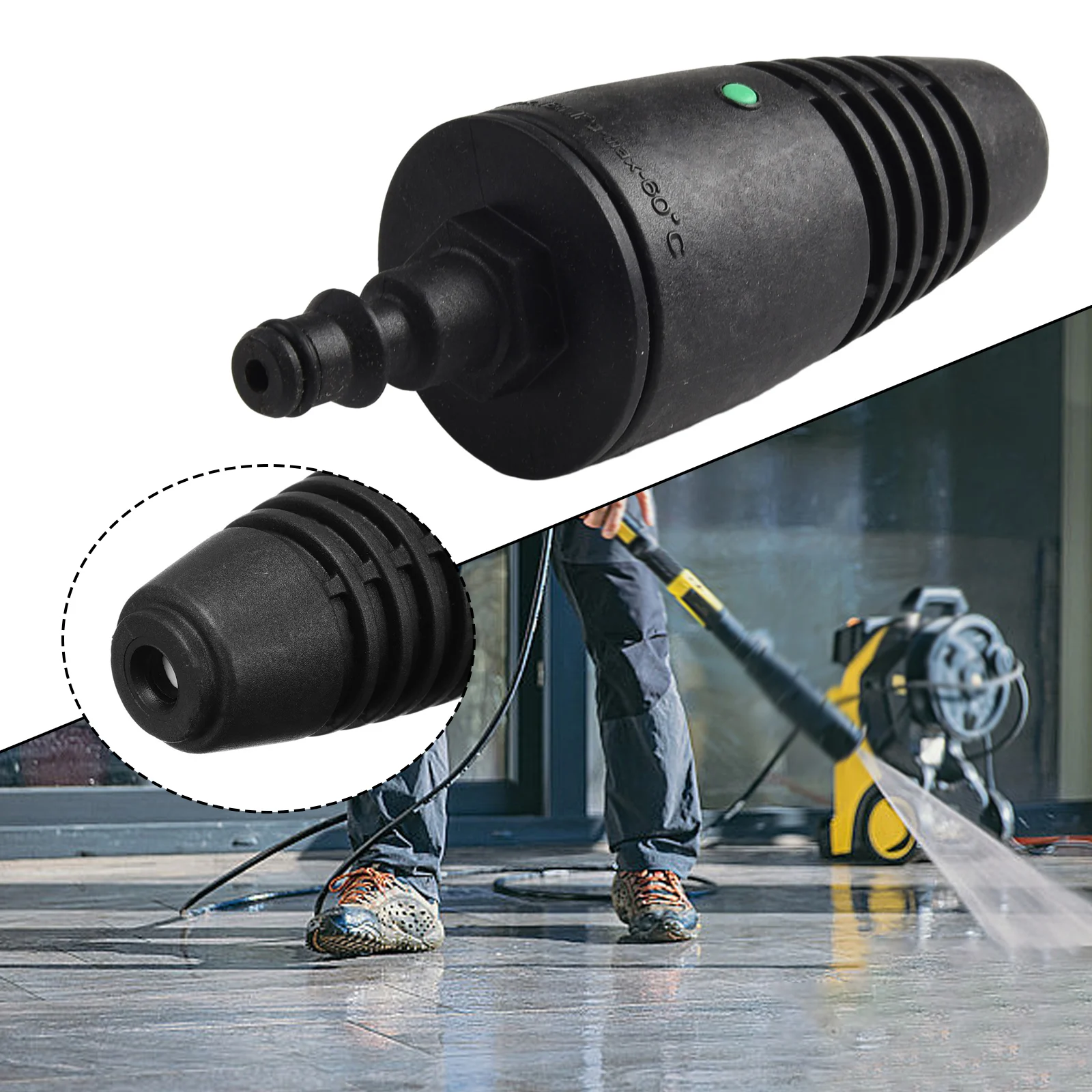 Spray giratório do bocal da cabeça do turbo da arruela de alta pressão para o bocal da máquina da limpeza de Karcher LAVOR COMET