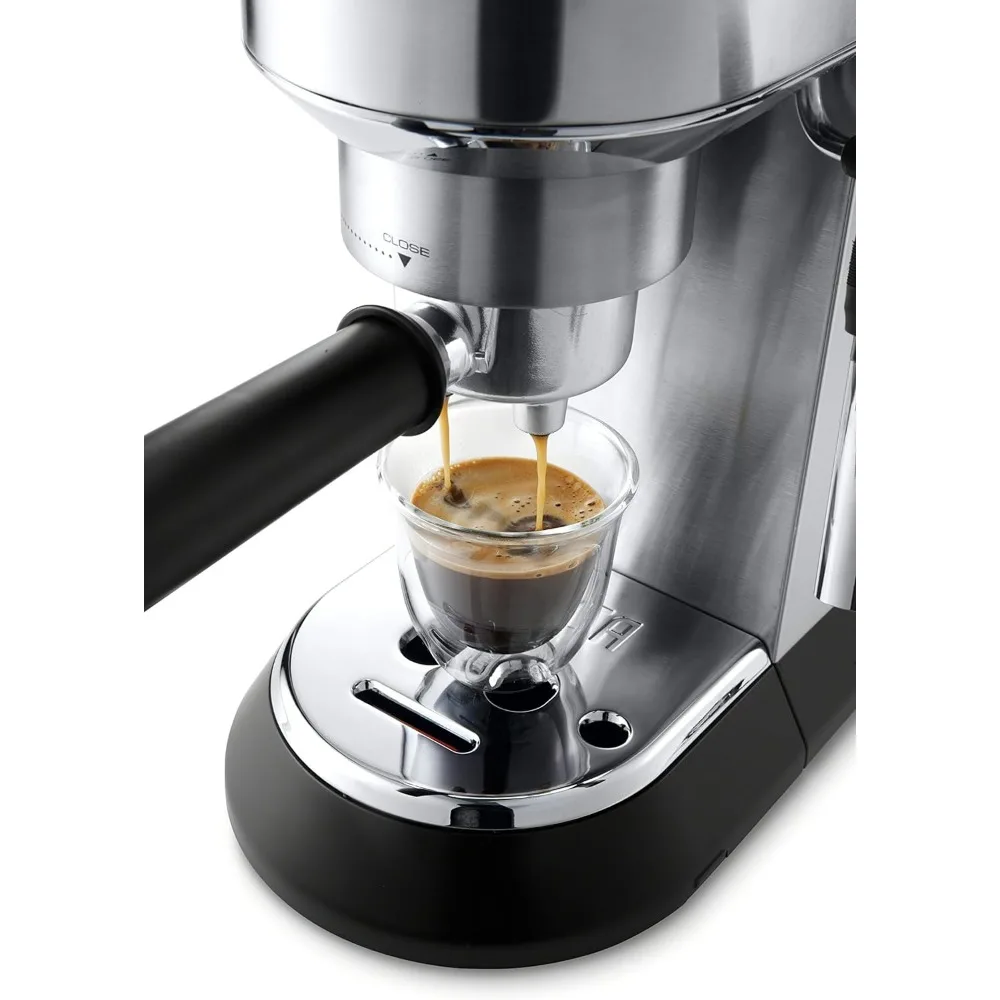 Imagem -06 - Dedica Automatic Espresso Machine Euro Deluxe Metálico 35 oz Ec685m