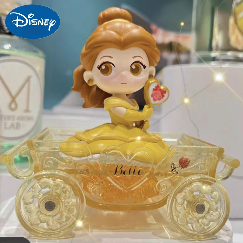 Disney Princess Blind Box Belle Snow White Figure Little Mermaid Ariel Jasmine Cinderella Figurines Model Mysterious Box Toy