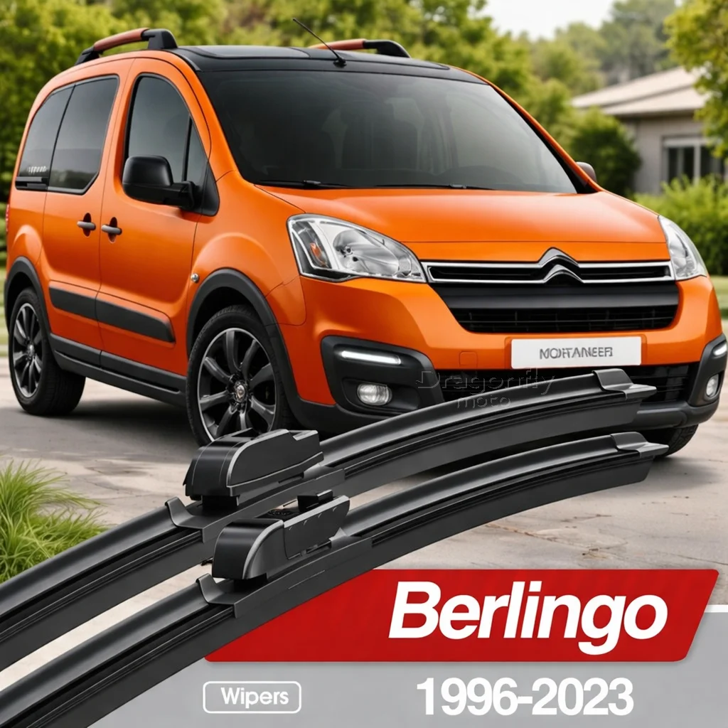 Frontscheibenwischerblätter 2x Windschutzscheiben-Zubehör 2000 2008 2012 2015 2017 2019 2020 Für Citroen Berlingo 1996-2023