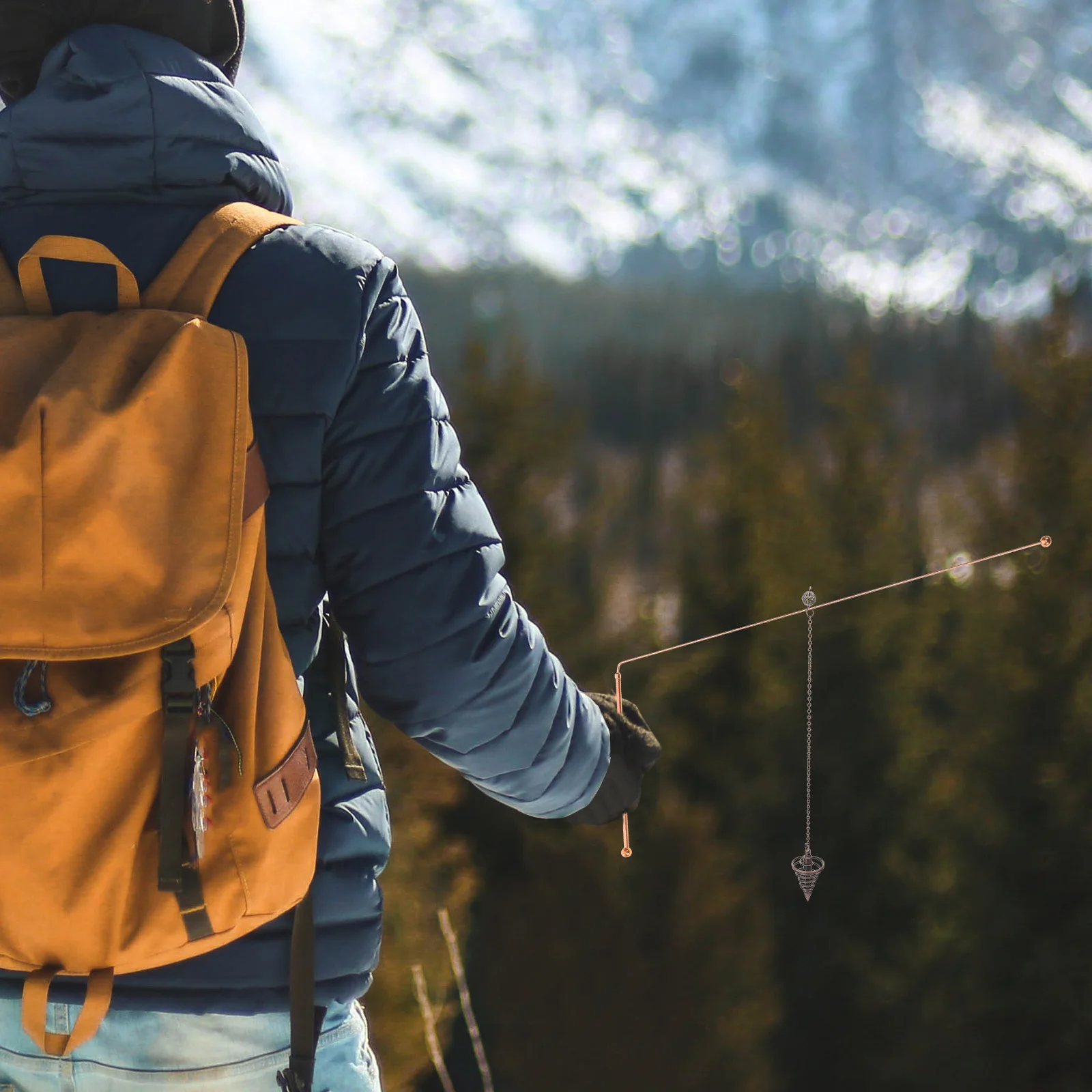 

1Set Brass Dowsing Rods Versatile Tool for Spirit Rods Kit Equipment Kit Dowsing Rod