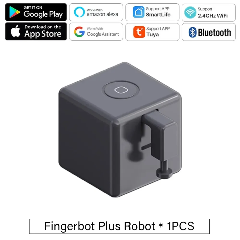 Tuya Smart Bluetooth Fingerbot Automatic Remote Controll Switch With Push Arm Switchbot Works Alexa Google Home Smart Life App