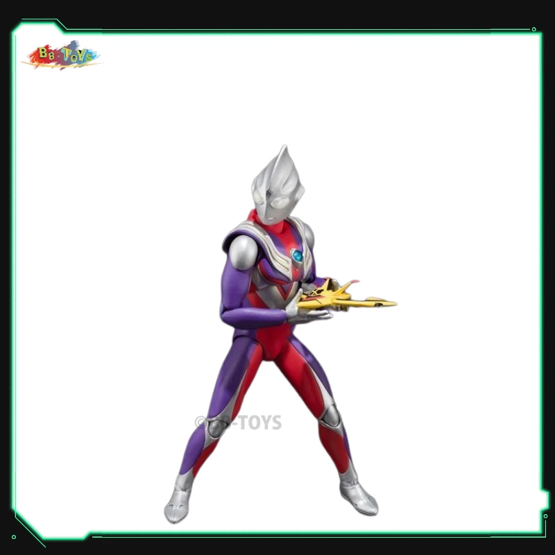 In Stock Bandai Ultra-ACT Ultraman Series Tiga Sky & Power Movable Anime Action Figure Collectible Original Box Finished Toys BB