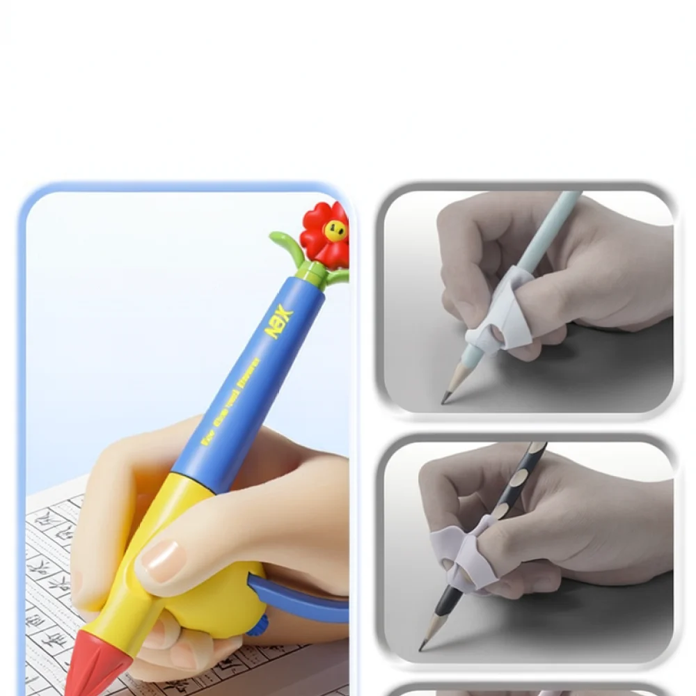Student Stationery Mechanical Pencil Posture Corrector Anti Hook Wrist Grip Training Tool Ergonomic Writing Supplies