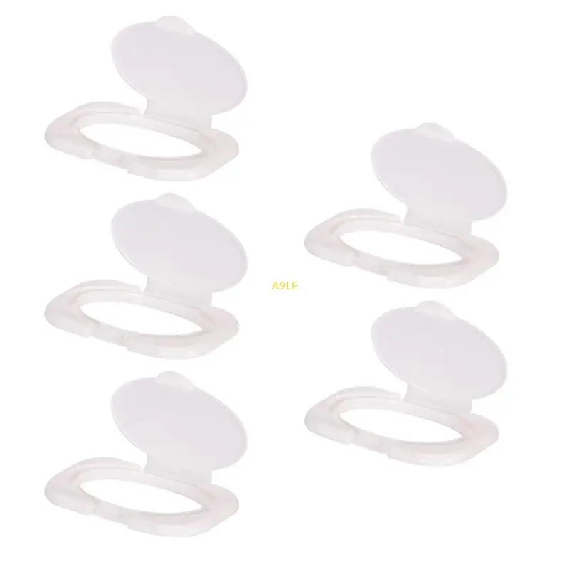 مجموعة من 5 قطع من أغطية علبة مناديل مبللة للأطفال، سهلة الوصول وأغطية تخزين نظيفة #2