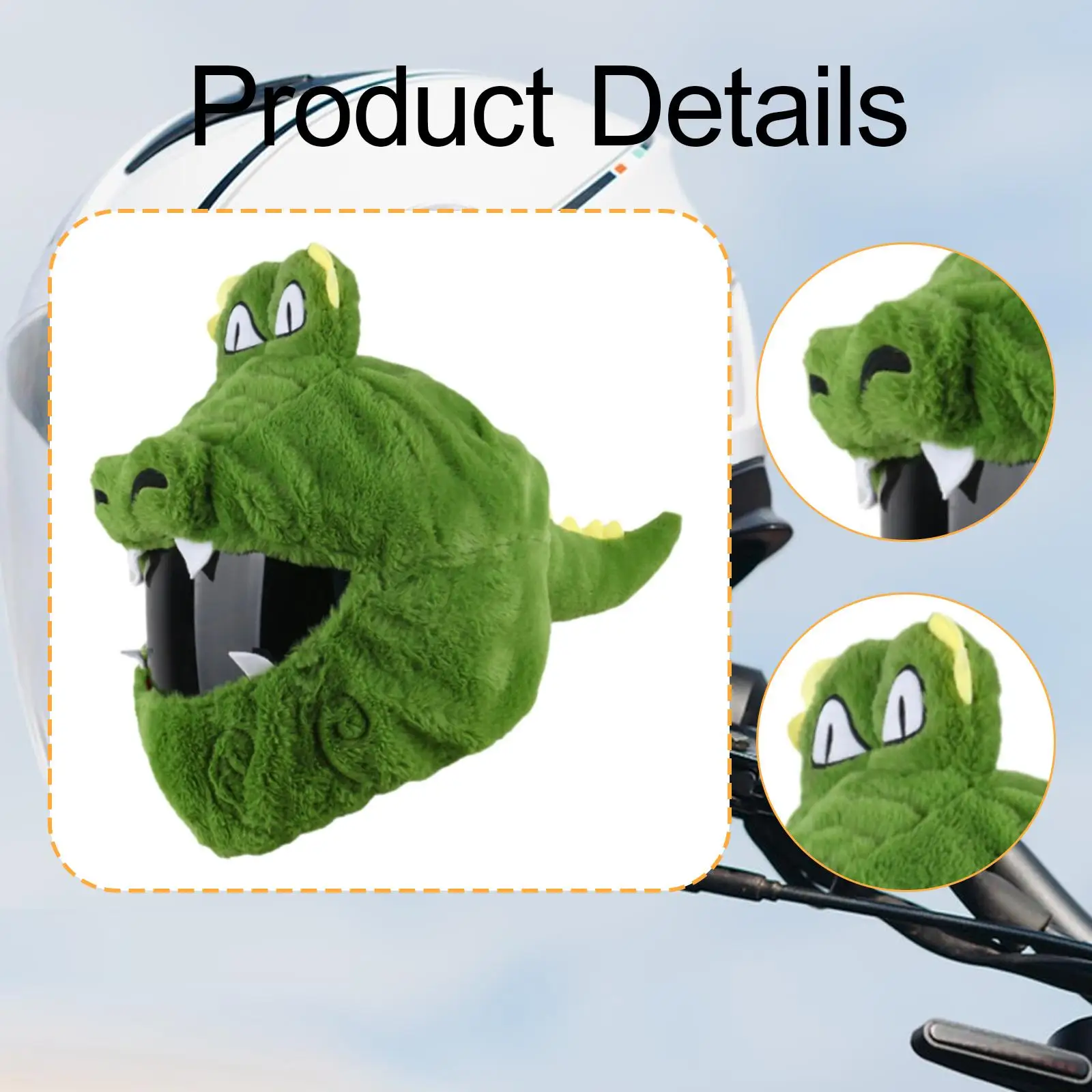 غطاء خوذة الدراجة النارية من القطيفة المصنوعة من الفرو مناسب عالميًا لحماية الخوذة الخارجية والديكور