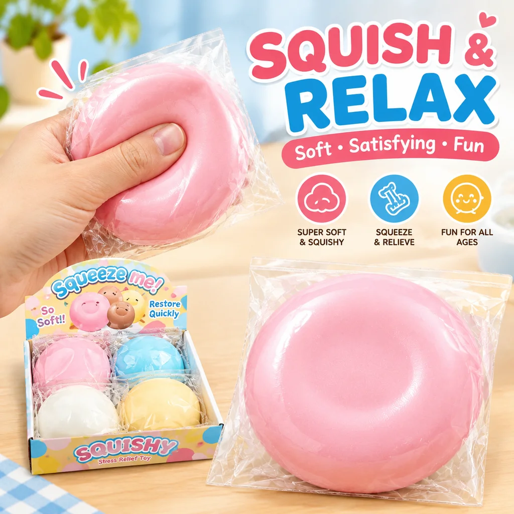 Giant Daifuku Squishy Ball Cross Border Wholesale Oversized Mochi Toy Super Soft Water Fluid Stress Relief Rebound Huge Budget