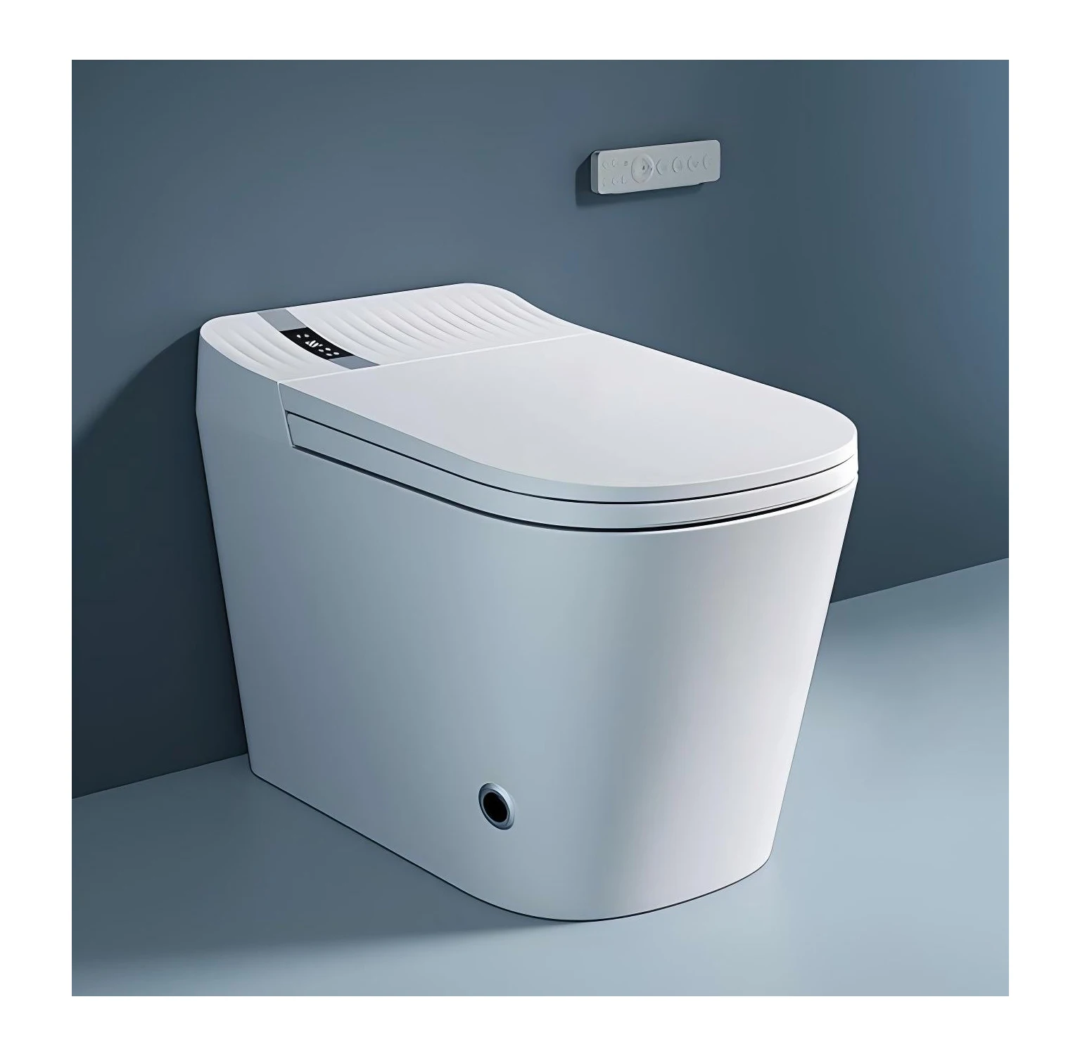 

Современное удлиненное сидящее автоматическое биде с подогревом, цельный AI, умный туалет, гигиенические сваты, туалет, автоматический туалет