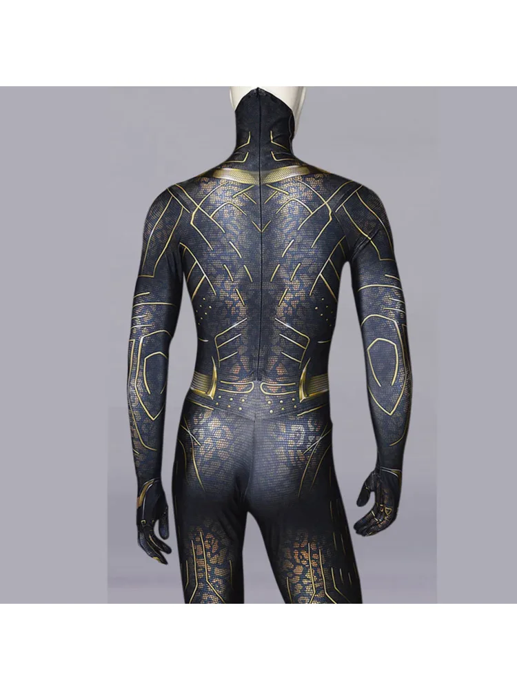 Halloween Black Panther Cosplay Costume Kids Superhero Adults Zentai Suit Bodysuit Men Party Jumpsuit