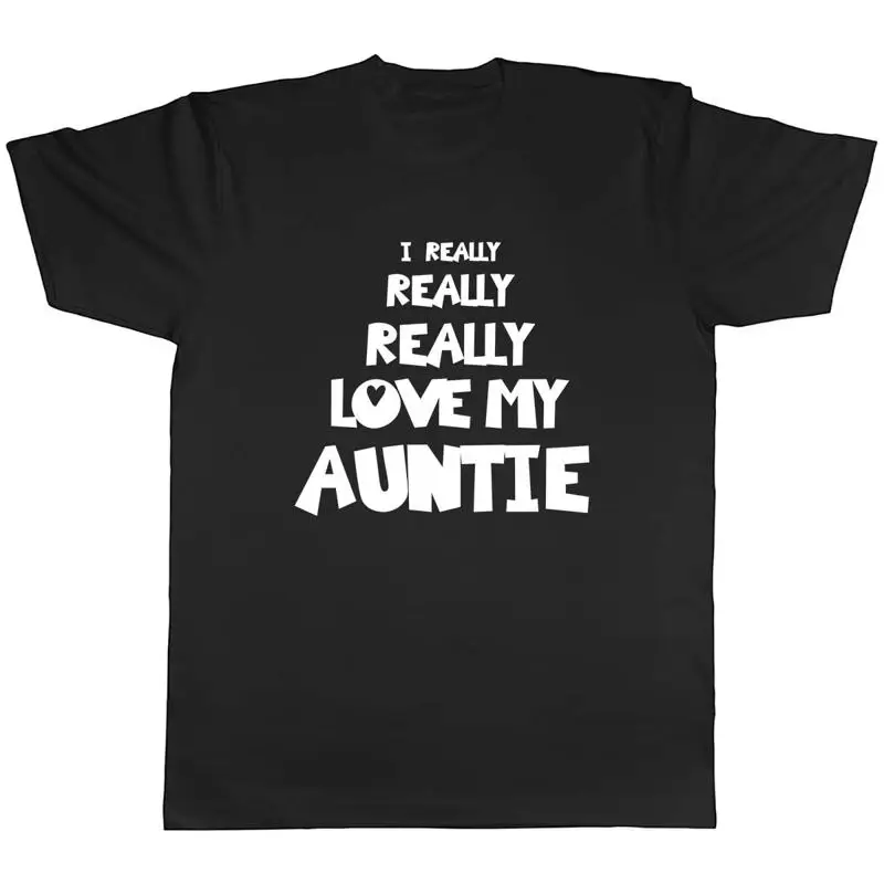Мужская футболка унисекс I Really Love My Auntie
