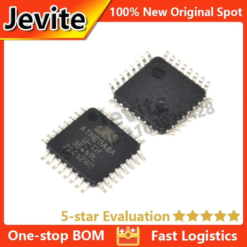 

Jevite 100% New Original electronics Controller IC 10-50 units/lote ATMEGA8A ATMEGA8A-AU TQFP-32 MCU