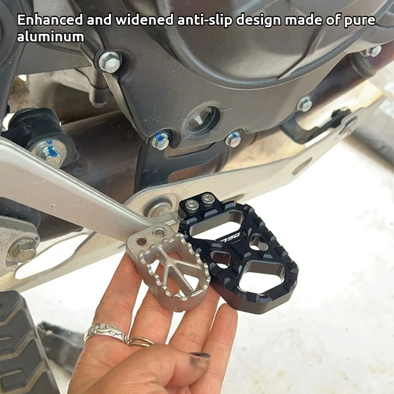 Motorcycle Accessories CNC Rear Brake Pedal Step Plate Tip For KTM SX EXC EXCF XC XCF XCW XCFW 790 Adventure 790adv 790 ADV