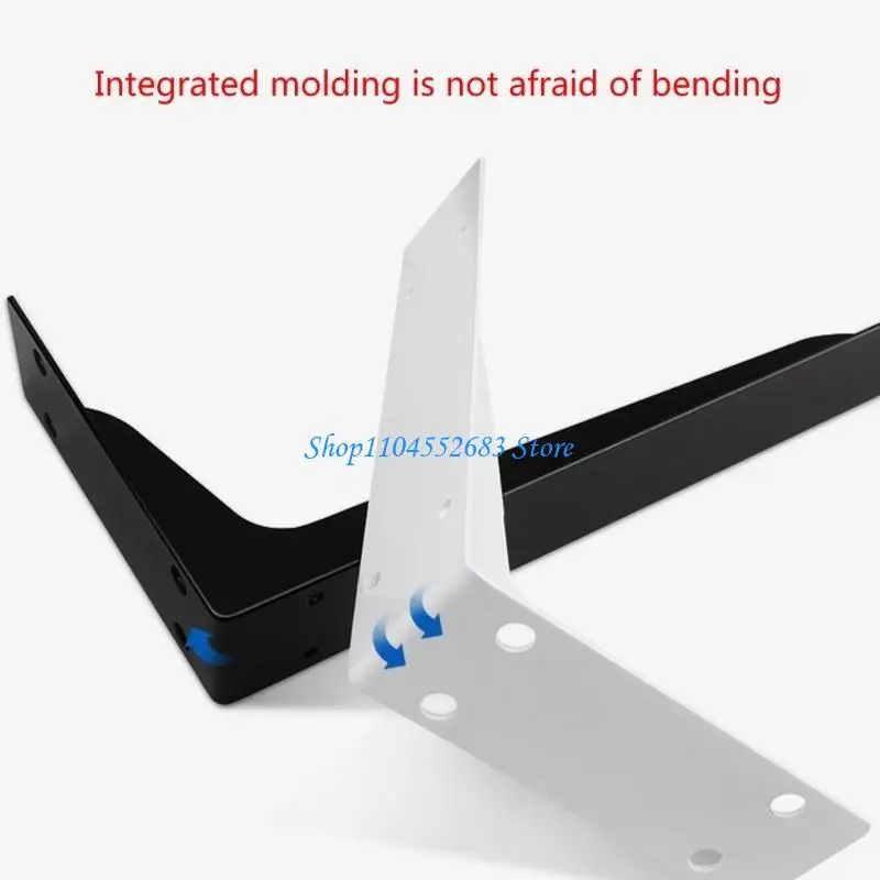 Y6GD زوج واحد من دعامات الرف شديدة التحمل مثبتة على الحائط لألواح الخشب #3