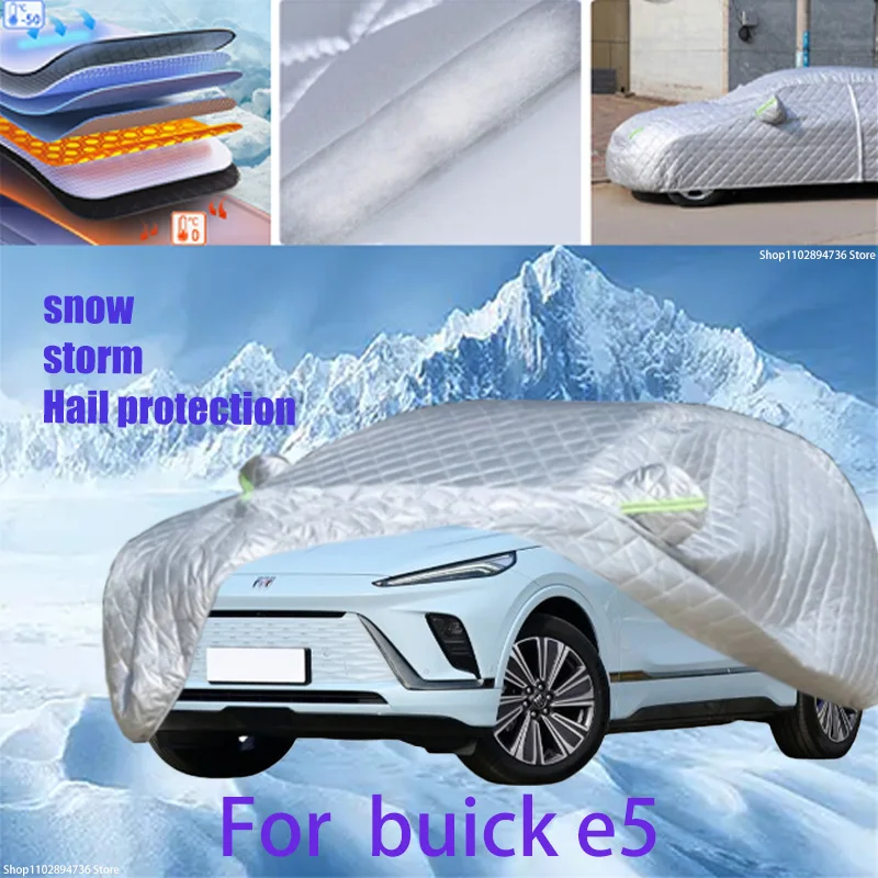 

For buick e5 Outdoor Cotton Thickened Awning For Car Anti Hail Protection Snow Covers Sunshade Waterproof Dustproof