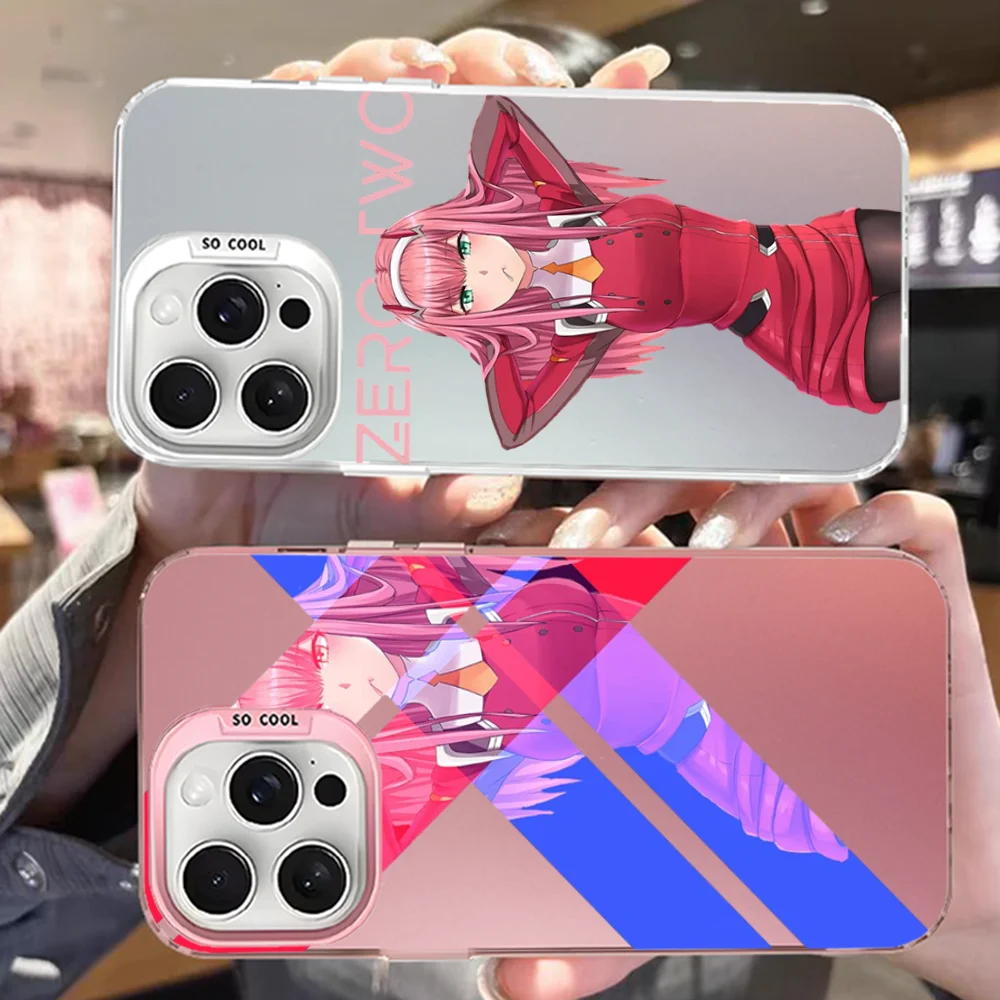 Zero Two Darling In The Franxx Phone Case For IPhone 16 15 14 13 12 11 Pro Max X XR XSMAX 8 7 Plus Matte Shockproof Back Cover