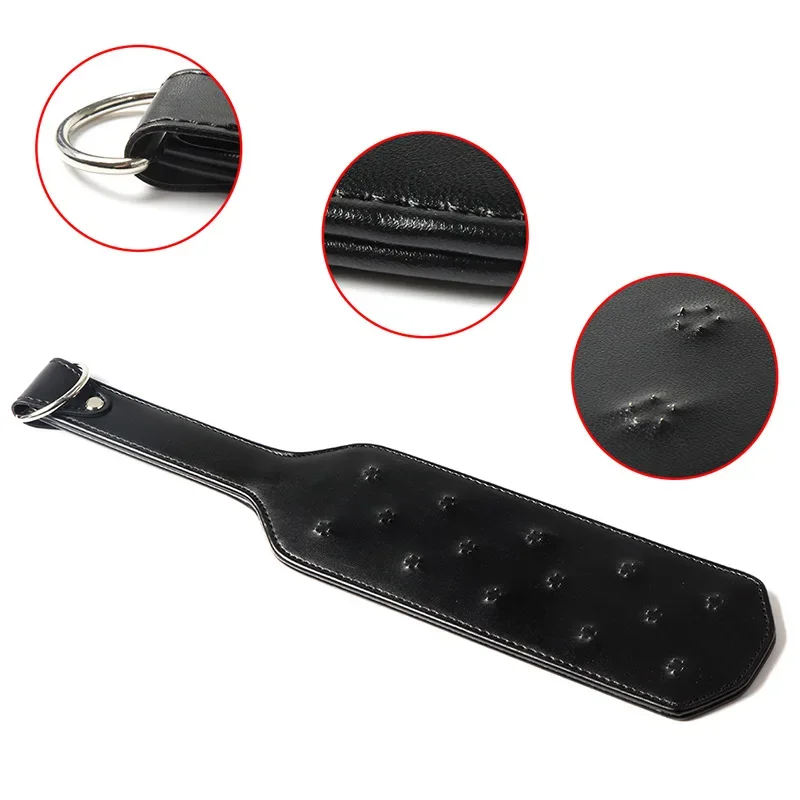Stainless Steel Studded Leather Whip for Horse Training