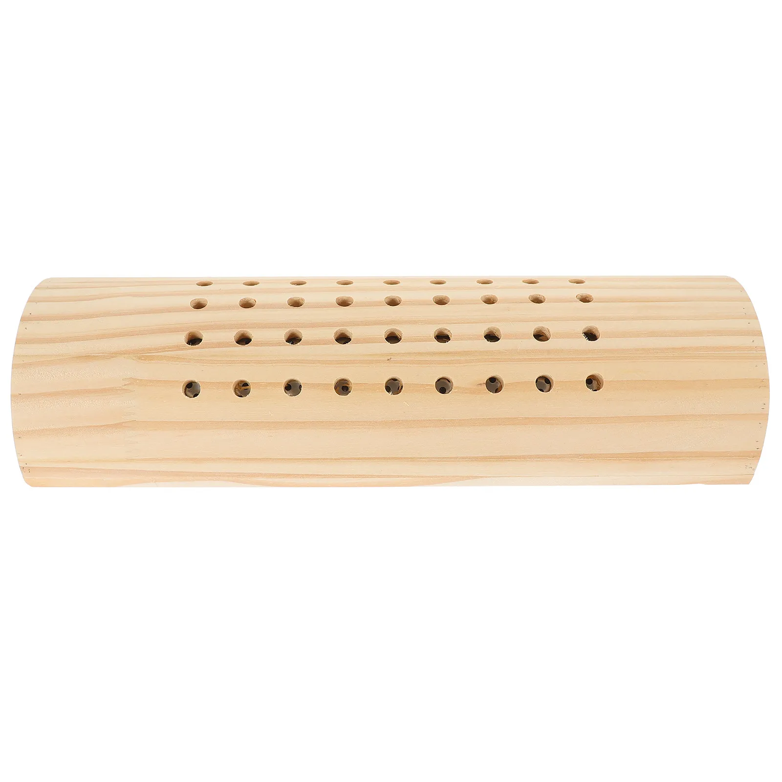 Reusable Wooden Neck Pain Relief Pillow Moxibustion Pillow Comfortable Contouring Design Compact Lightweight for Daily Use Sleep