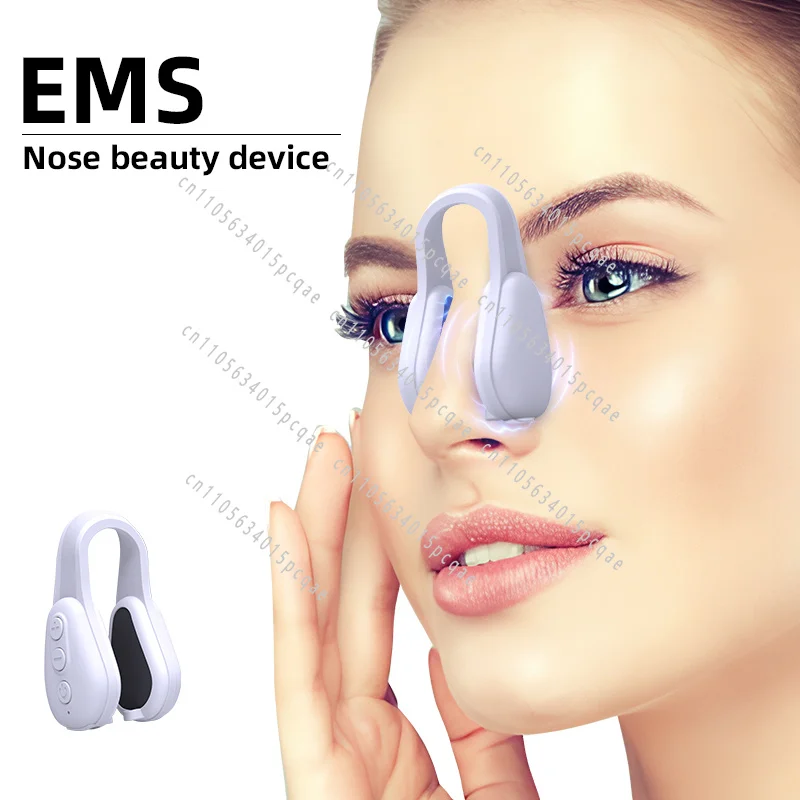 2026 New Product Patent Ltem SiliconeNose Shaper Machine Electric EMS LightTherapy Technology Nose Shaper Clip
