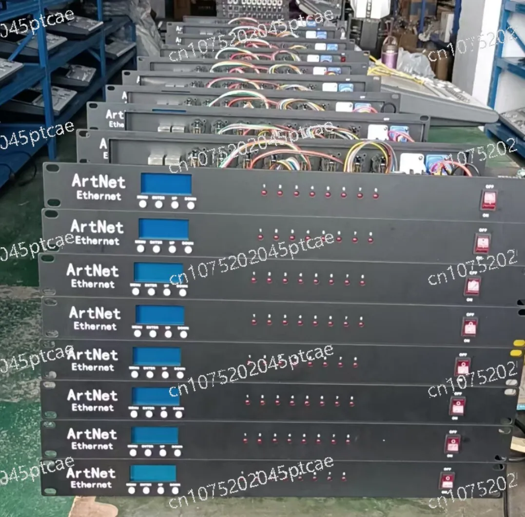 MA2 Tiger Console ArtNet Network Expander Converts 8 Channels DMX512 Stage Light Signal Expansion Output