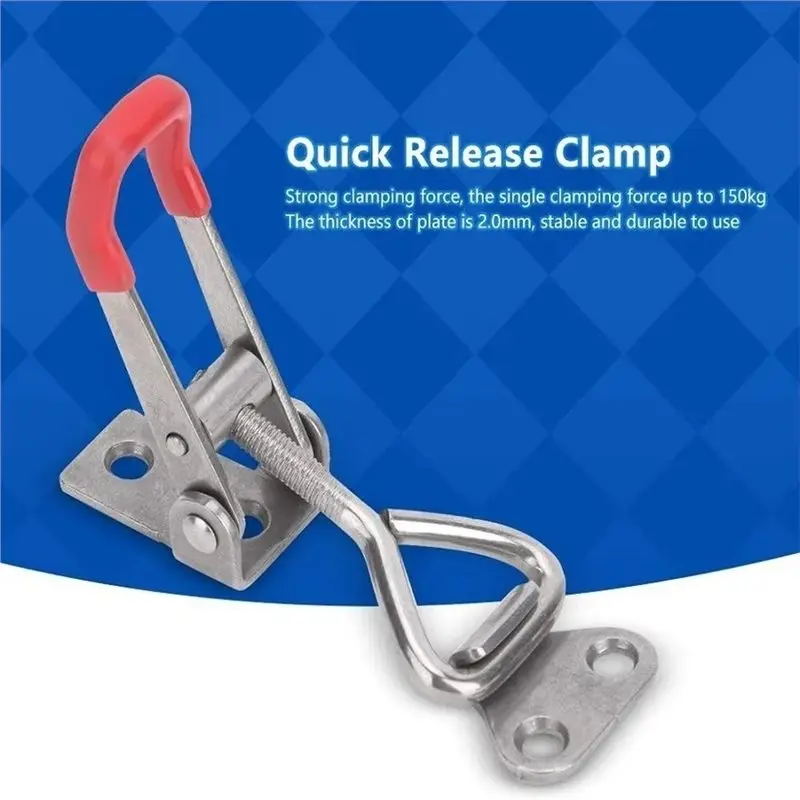 ABKY-Toolbox Drawer Hardware Quick Buckle 4001 Stainless Steel 304 For Toolbox Drawer Chest Cabinet Hardware Use