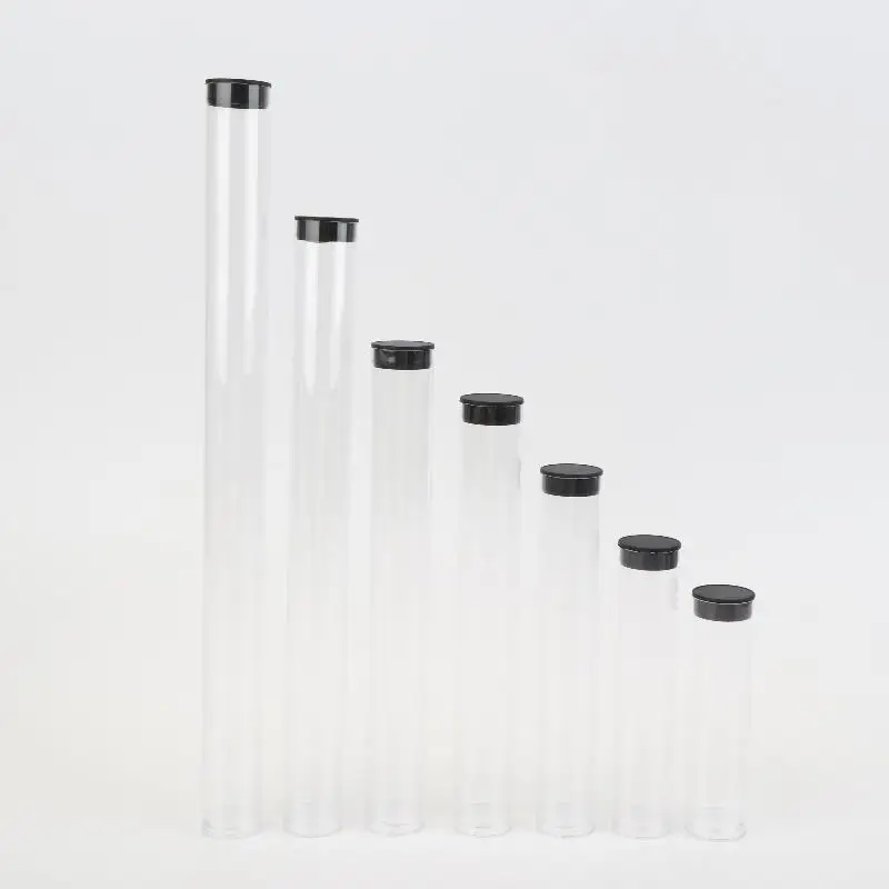 New Sale Clear Plastic Cylinder Containers with Lids - Assorted Sizes Storage Tubes for Crafts,Snacks & Small Items