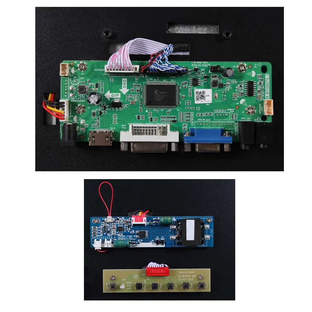 شاشة LCD خارجية مقاس 15.6 بوصة 1920x1080 1000nit HD DVI VGA لوحة LCD حافظة معدنية